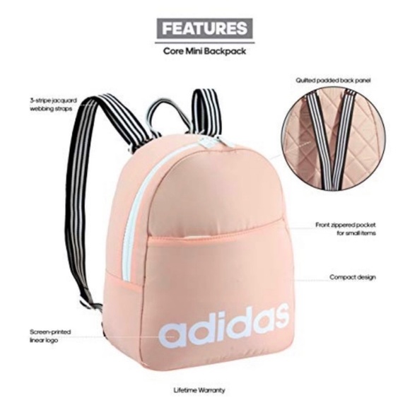 Adidas linear mini backpack. Brand new with tags!! - Picture 1 of 6